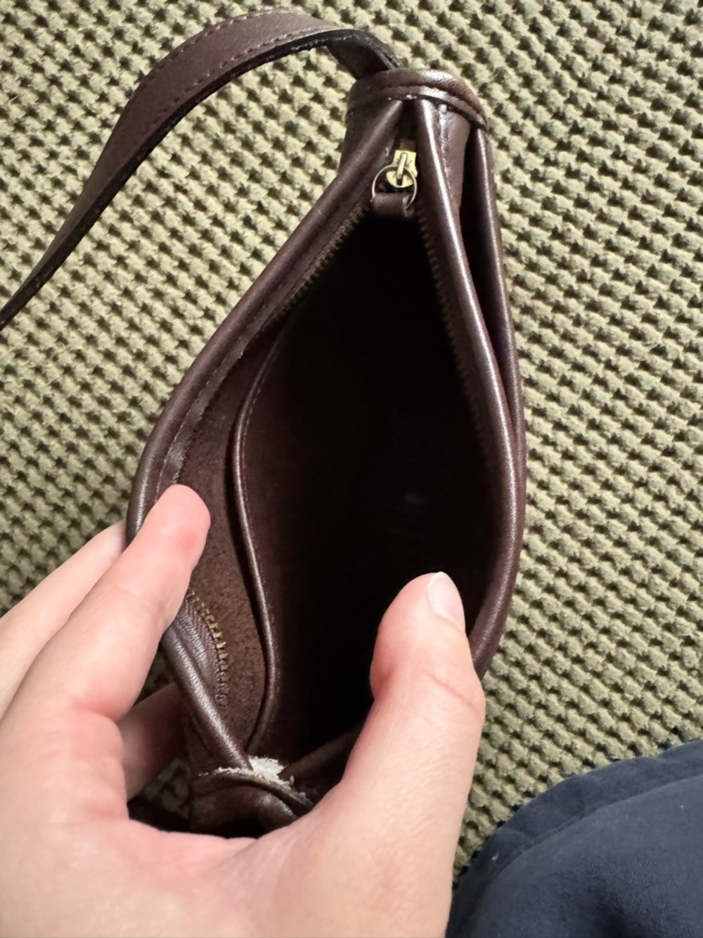 Vintage COACH Legacy “Wendie” Brown Leather Crossbody - Picture 2 of 3